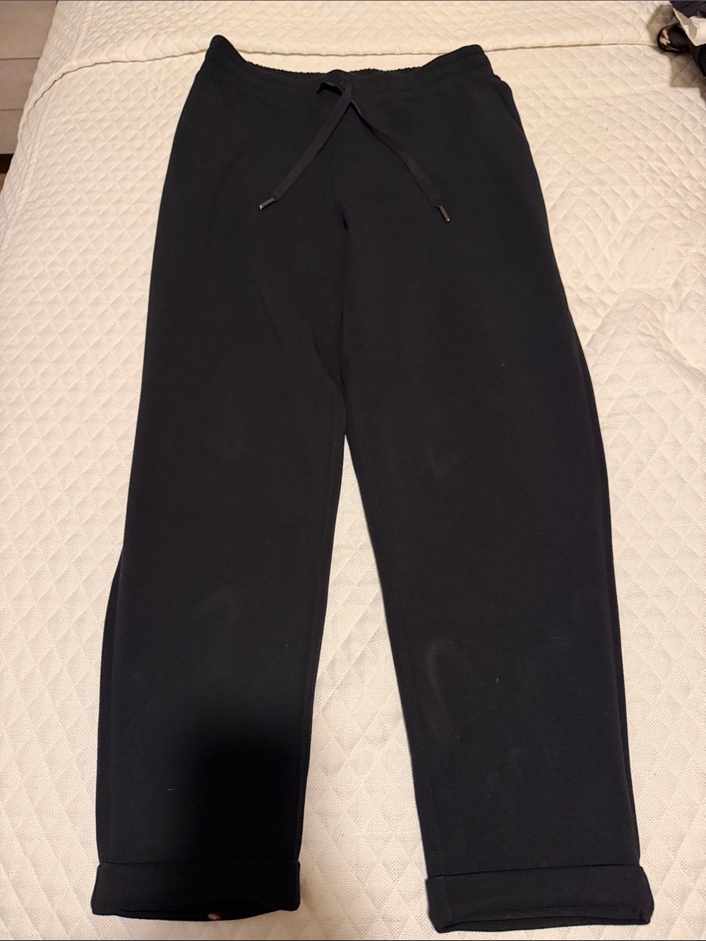 SPANX Air Essentials Black Pull‑On Jogger Pants